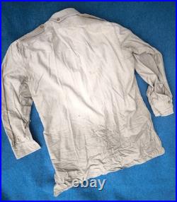 Chemise troupe 1935 France 1940 légère décoloration tous boutons présents WW2