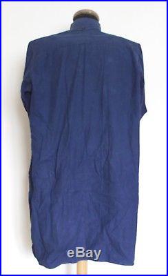 Chemise troupe modèle 1935 en coton bleu foncé pour Chasseurs à pieds ou Alpins