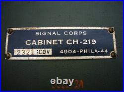Coffret, cabinet CH-219 BC-669 SCR-543 Signal Corps Us Ww2 Jeep Willys Dodge Wc