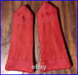 Colonel de Spahis Épaulettes semi bombée WWII Libération ORIGINAL SUP