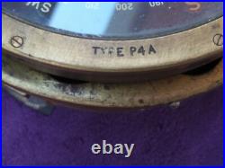 Compas de navigation type P4A de bombardier de la RAF 2eme guerre mondiale