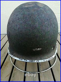 Coque Casque Us M1 Impacte Wwii Ww2 Battle Damaged Helmet Shell