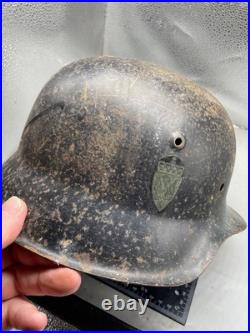 Coque De Casque Armée Allemande WW2 M42 Taille 62 Excellent État