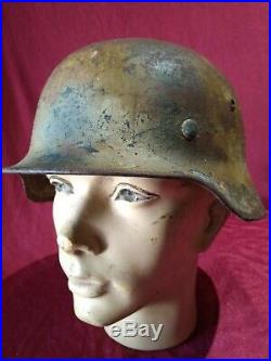 Coque casque allemand camo WWII / German helmet shell camo