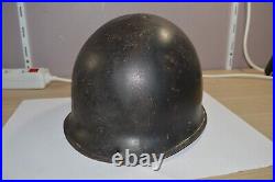 Coque de Casque US Américain 1939/1945 Jonc Avant Normandie 44