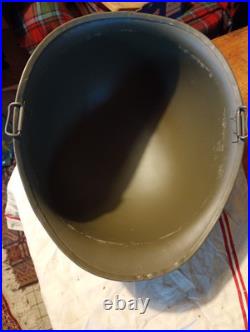 Coque de Casque US M1 jonc avant pattes Mobile 1944 Normandie WW2 Américain