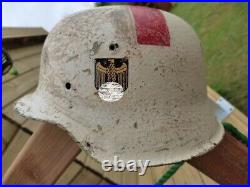Coque de casque allemand WW2 Sanitater M42