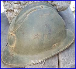 Coque de casque de tirallieurs- Libération de Marseille- Armée Française de Libé