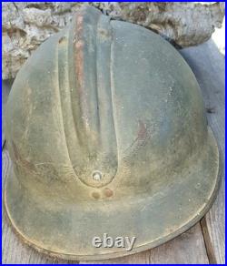 Coque de casque de tirallieurs- Libération de Marseille- Armée Française de Libé