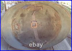 Coque de casque de tirallieurs- Libération de Marseille- Armée Française de Libé