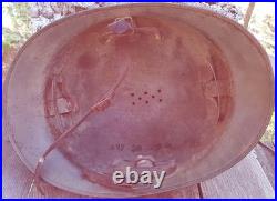 Coque de casque de tirallieurs- Libération de Marseille- Armée Française de Libé