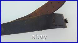 Cuir de ceinturon de la heer avec marquage RBNR allemand ww2 (objet original)
