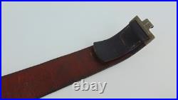 Cuir de ceinturon de la heer avec marquage RBNR allemand ww2 (objet original)