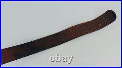 Cuir de ceinturon de la heer avec marquage RBNR allemand ww2 (objet original)