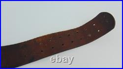 Cuir de ceinturon de la heer avec marquage RBNR allemand ww2 (objet original)