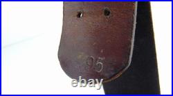 Cuir de ceinturon de la heer avec marquage RBNR allemand ww2 (objet original)