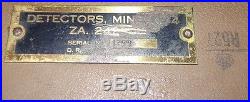 Détecteur de mine N°4 A COMPLET en caisse GB WW2 anglais