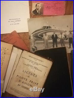 Documents pilote français 1939-40 Bataillon Air 109 La Rochelle FRANCE 1940