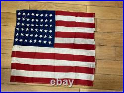 Drapeau Americain Seconde Guerre Mondiale Us Flag 39-45 Militaria