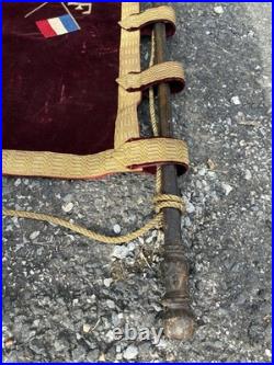 Drapeau Bannière Étendard WWII 1939 RF Société Musicale D'AFFERI