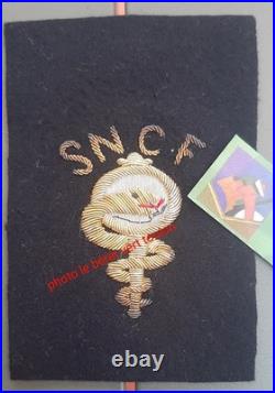 Ecusson Uniforme Médecin SNCF brodé cannetille or Santé Médic patch 1950/1960