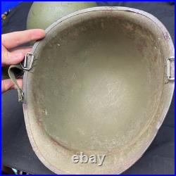 Ensemble De Casque De Combat US M1 Et Doublure, Fin WW2 / Guerre Du Vietnam