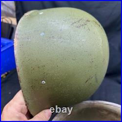 Ensemble De Casque De Combat US M1 Et Doublure, Fin WW2 / Guerre Du Vietnam