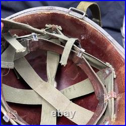 Ensemble De Casque De Combat US M1 Et Doublure, Fin WW2 / Guerre Du Vietnam