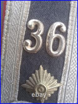 Epaulettes Et Pattes De Col Feldwebel Flack Allemande Ww2. Luftwaffe Artillerie