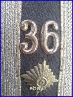 Epaulettes Et Pattes De Col Feldwebel Flack Allemande Ww2. Luftwaffe Artillerie