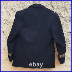 FNFL Veste drap de laine WW2 Marine Nationale 1940 Lieutenant de Vaisseau Blazer