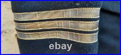 FNFL Veste drap de laine WW2 Marine Nationale 1940 Lieutenant de Vaisseau Blazer