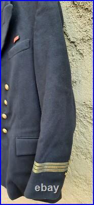 FNFL Veste drap de laine WW2 Marine Nationale 1940 Lieutenant de Vaisseau Blazer