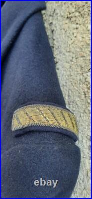 FNFL Veste drap de laine WW2 Marine Nationale 1940 Lieutenant de Vaisseau Blazer