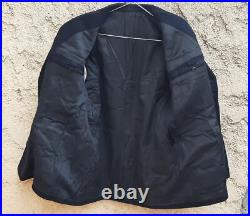 FNFL Veste drap de laine WW2 Marine Nationale 1940 Lieutenant de Vaisseau Blazer