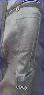 FNFL Veste drap de laine WW2 Marine Nationale 1940 Lieutenant de Vaisseau Blazer