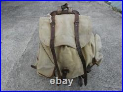 FRANCE 1940 RARE SAC A DOS Montagne Lafuma daté 1940 dans son Jus