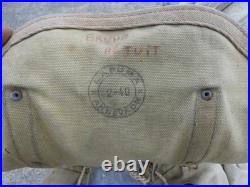 FRANCE 1940 RARE SAC A DOS Montagne Lafuma daté 1940 dans son Jus