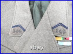 FRANCE 1940 Tenue Officier 149 Infanterie Vareuse Casque Adrian Culotte Kepi