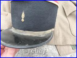FRANCE 1940 Tenue Officier 149 Infanterie Vareuse Casque Adrian Culotte Kepi