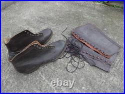 FRANCE 1940 Trés Belle Paire de Brodequins Francais Mle SOC Taille 43