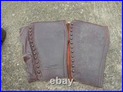 FRANCE 1940 Trés Belle Paire de Brodequins Francais Mle SOC Taille 43