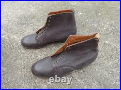 FRANCE 1940 Trés Belle Paire de Brodequins Francais Mle SOC Taille 43