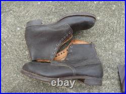 FRANCE 1940 Trés Belle Paire de Brodequins Francais Mle SOC Taille 43