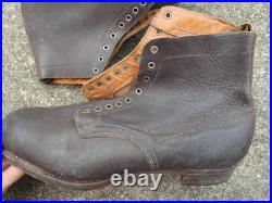 FRANCE 1940 Trés Belle Paire de Brodequins Francais Mle SOC Taille 43
