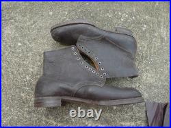 FRANCE 1940 Trés Belle Paire de Brodequins Francais Mle SOC Taille 43