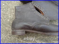 FRANCE 1940 Trés Belle Paire de Brodequins Francais Mle SOC Taille 43