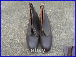 FRANCE 1940 Trés Belle Paire de Brodequins Francais Mle SOC Taille 43