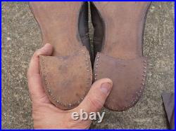 FRANCE 1940 Trés Belle Paire de Brodequins Francais Mle SOC Taille 43