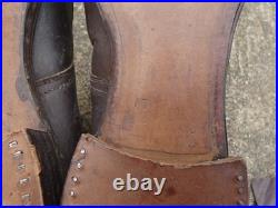 FRANCE 1940 Trés Belle Paire de Brodequins Francais Mle SOC Taille 43